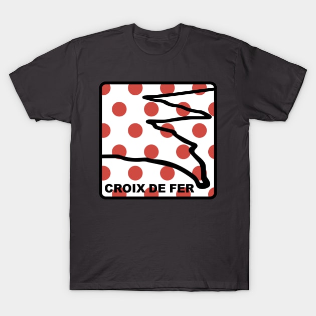 Croix de Fer - King of the Mountains (KOM) T-Shirt by NeddyBetty